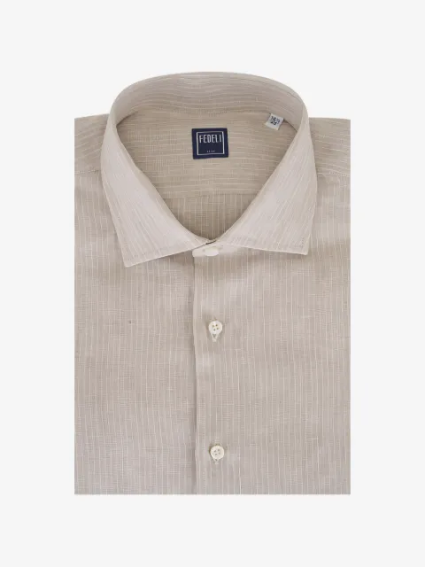 Fedeli chemise rayée à boutons