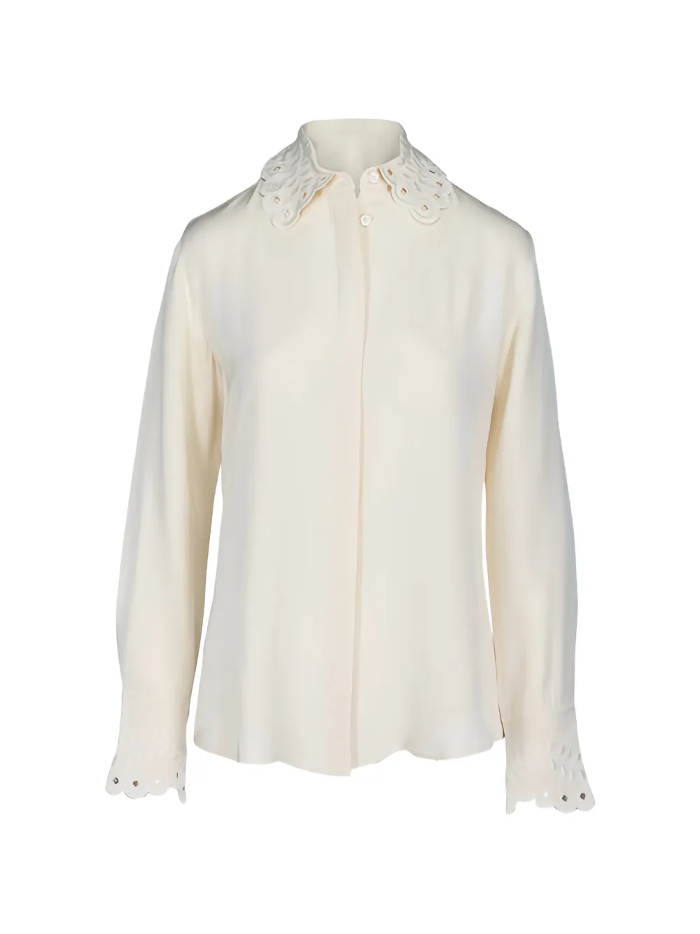 Altuzarra eyelet collar blouse - Toni neutri