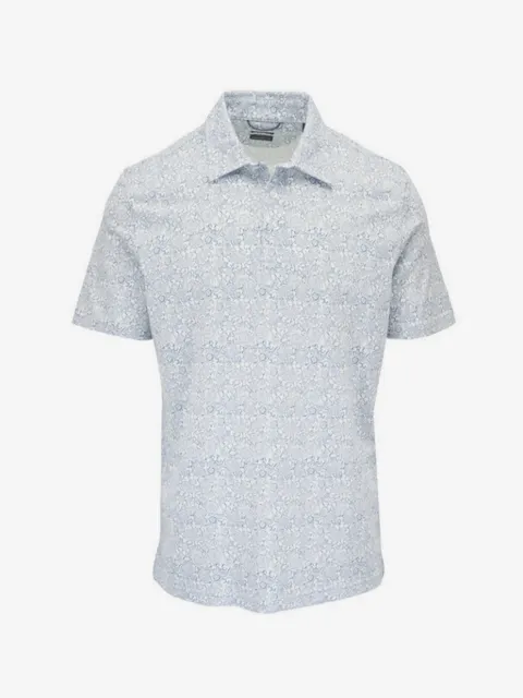 FAHERTY Movement™ floral polo shirt