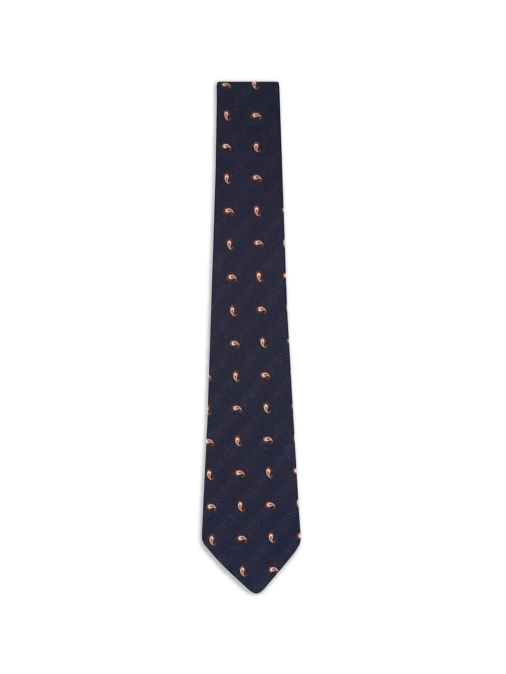 Zegna paisley tie - Blu