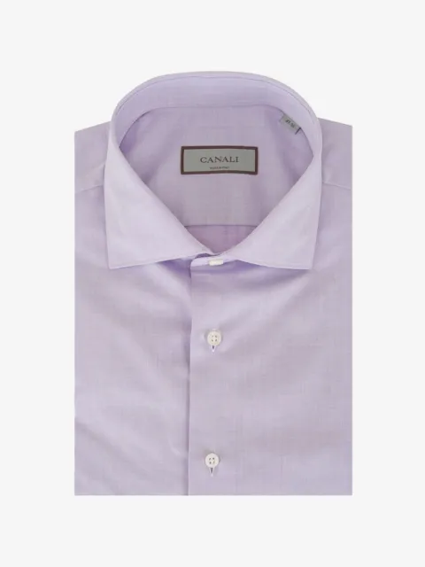 Canali buttoned cotton shirt