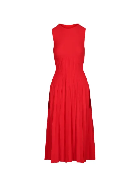 STAUD Elyse ribbed midi dress