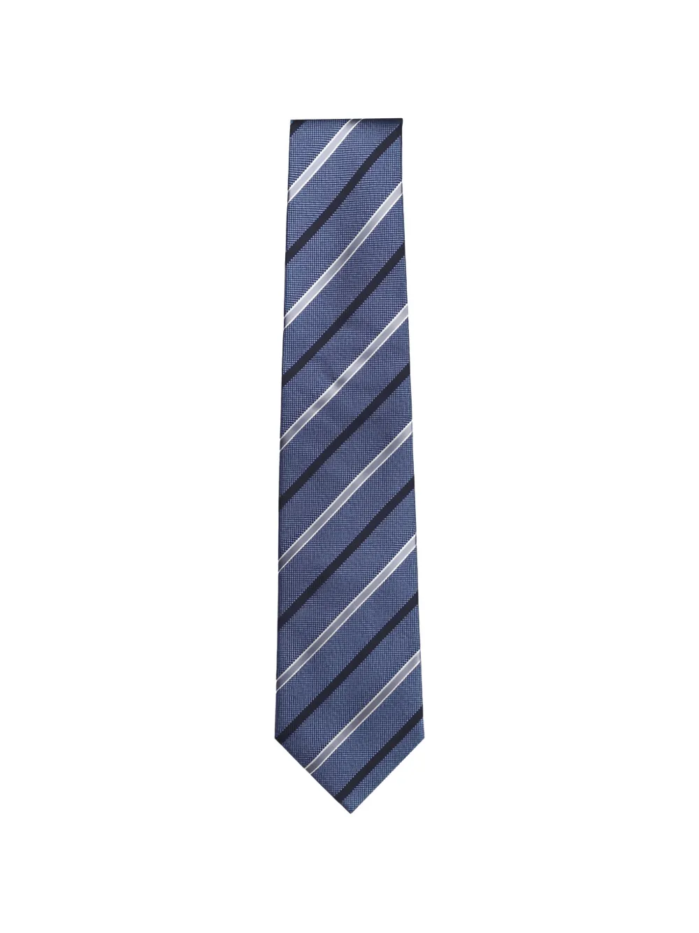Isaia striped tie - Blu