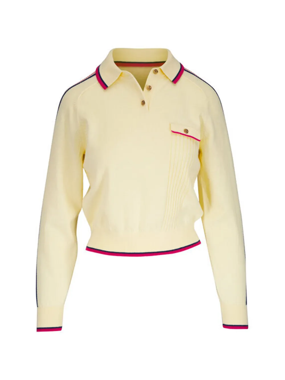 Guest In Residence Relay chest-pocket polo top - Giallo