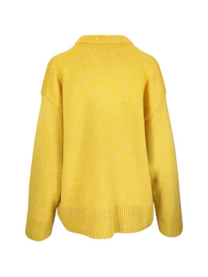 The Elder Statesman / ジエルダーステイツマン | Ron Herman取扱い ウール Vネック クロップドニット | XS | イエロー | レディース The Elder Statesman / ジエルダーステイツマン | Ron Herman取扱い