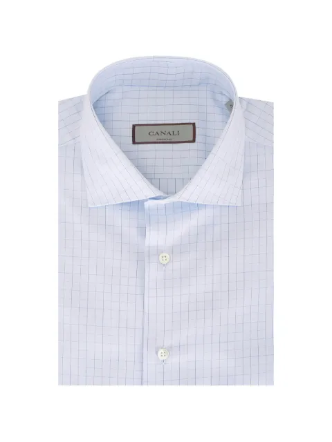 Canali check shirt