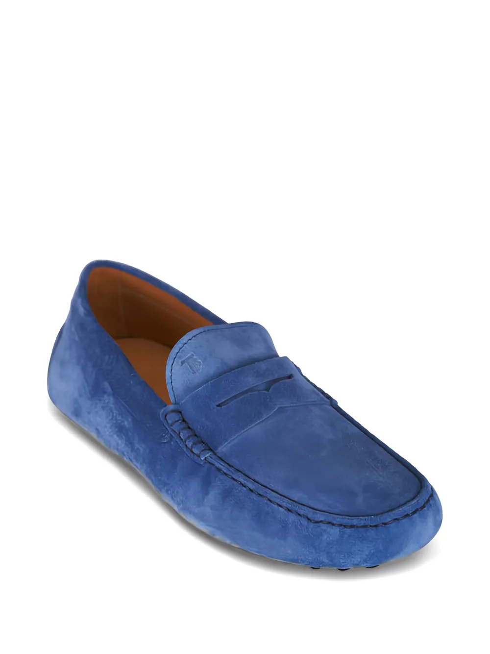 Tod's Gommino suède loafers Blauw