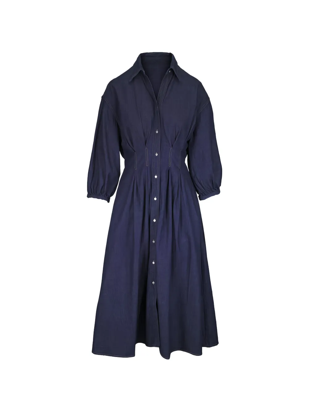 TWP balloon-sleeve midi dress - Blu