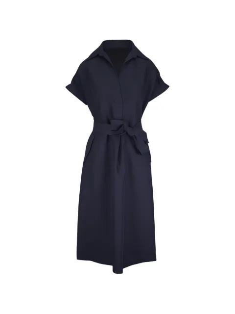 Agnona belted midi dress