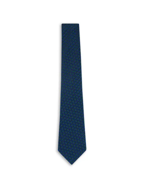 Zegna geometric-patterned tie