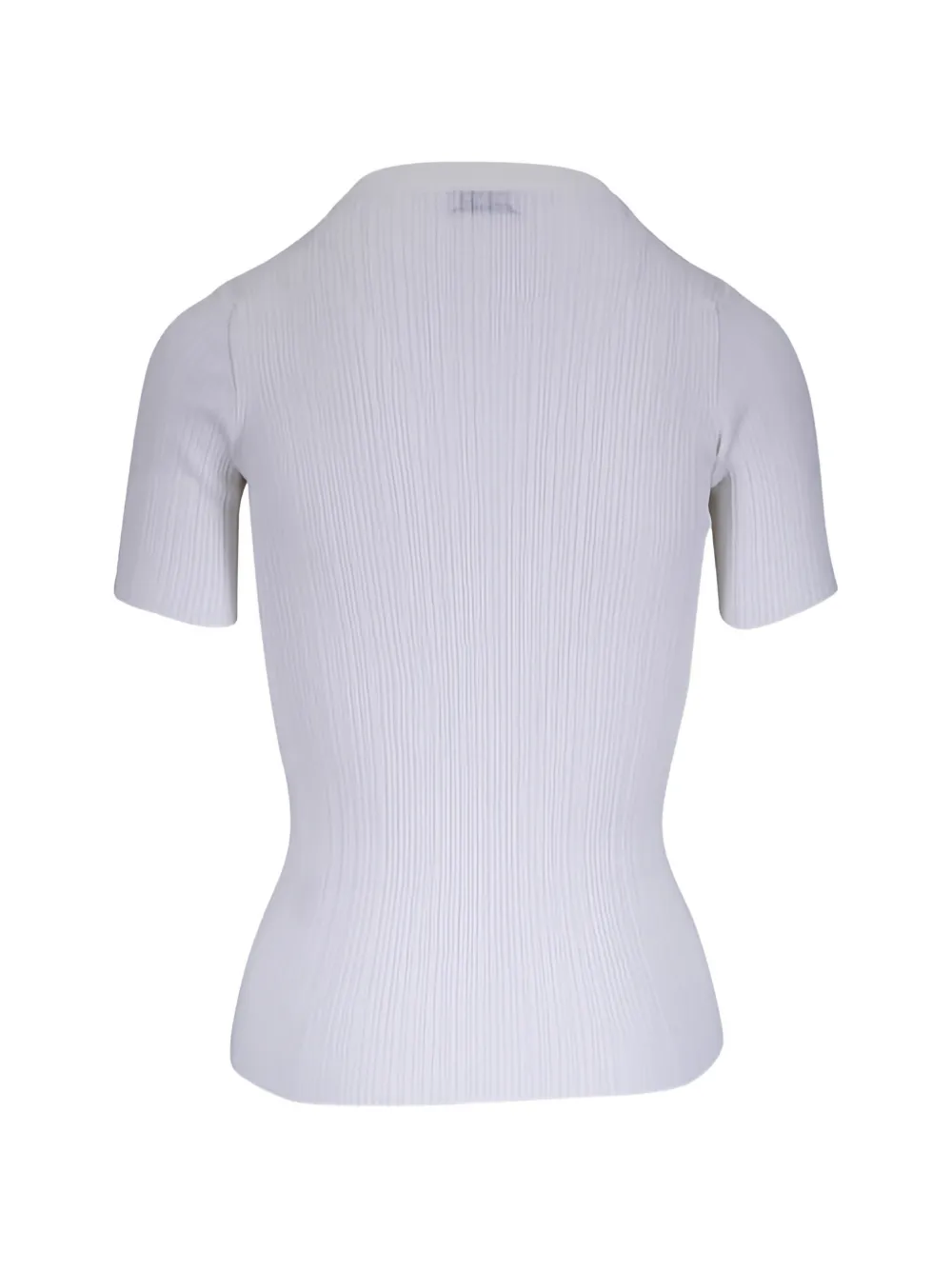  Agnona Crew Neck Top - White 