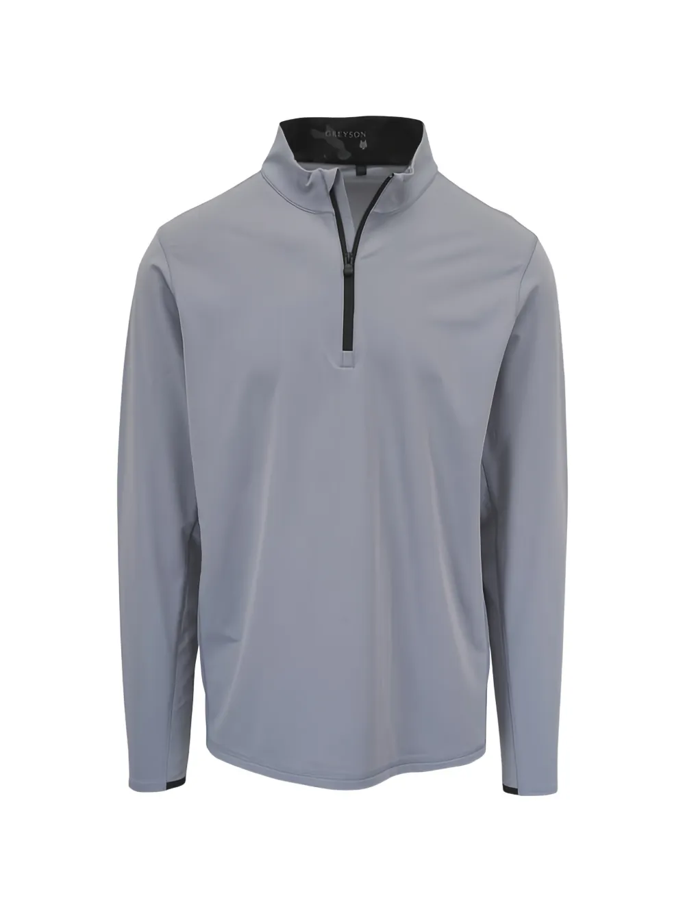 GREYSON zip neck sweatshirt - Grigio