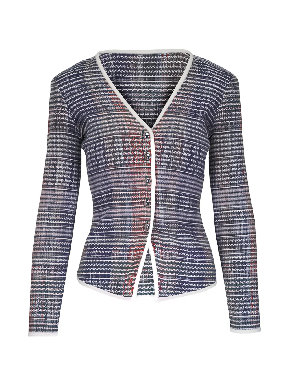 Veronica Beard Nadialine striped jacket - Blu