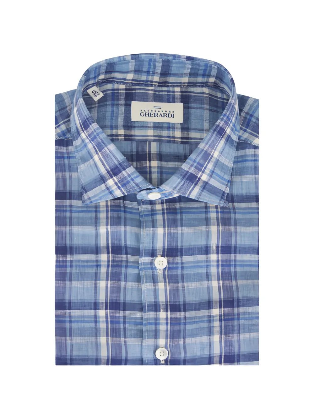 checked-pattern shirt