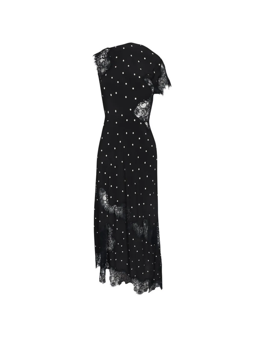 A.L.C. polka dot lace dress - Nero