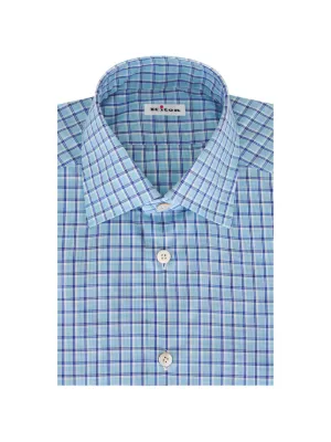 Isaia チェック シャツ | ホワイト | FARFETCH JP