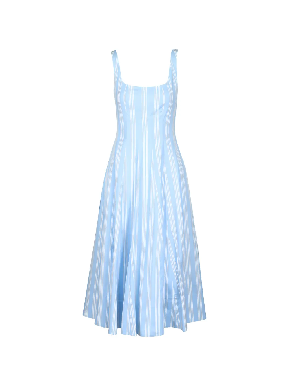STAUD striped dress - Blu