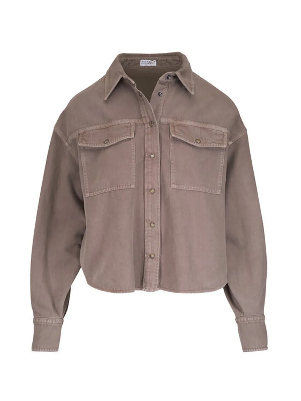 Brunello Cucinelli flap-pocket shirt - Neutrals