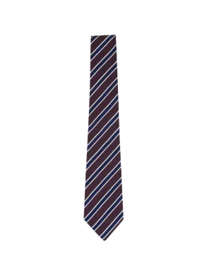 Zegna ストライプ ネクタイ | ブルー | FARFETCH JP