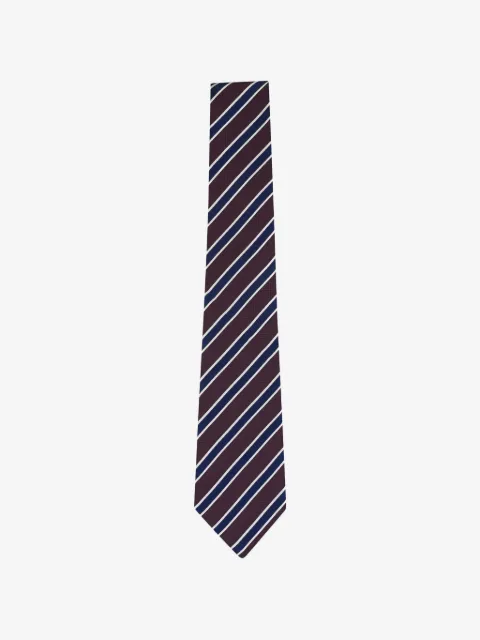 Zegna corbata con motivo de rayas