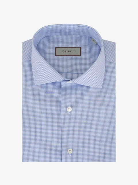Canali camisa con cuadros estampados