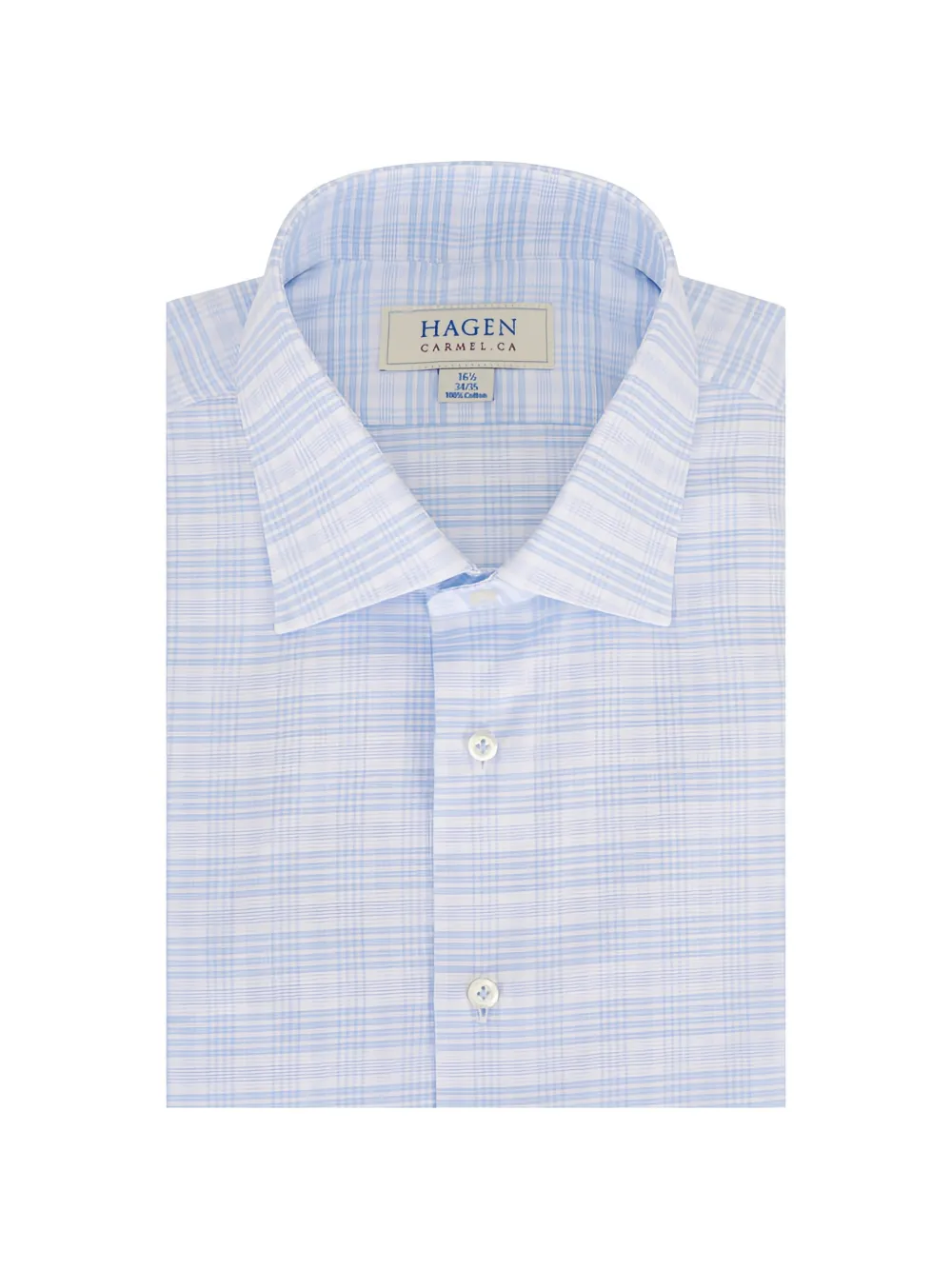 Hagen Shirts plaid-check shirt - Blu