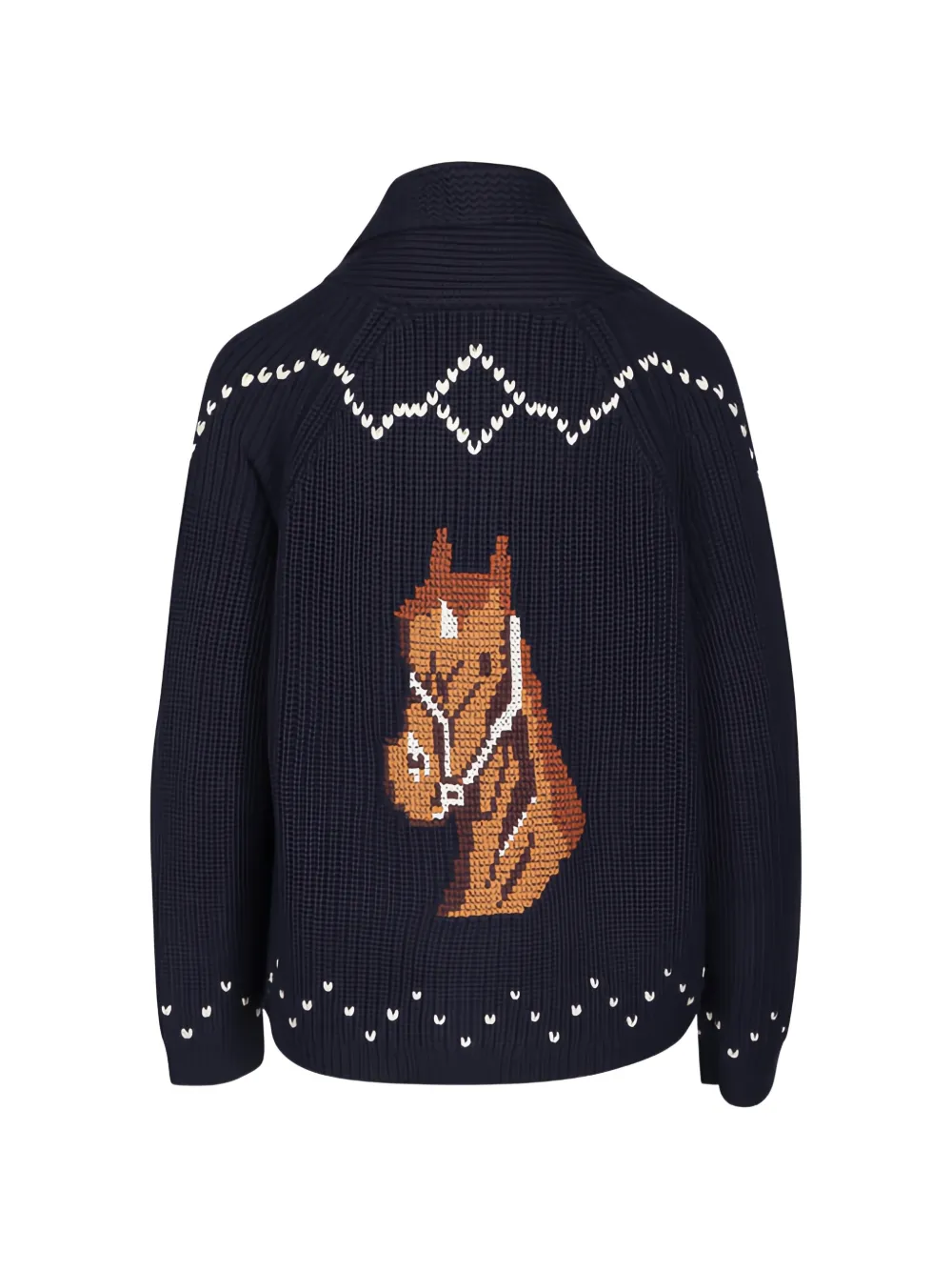  The Great. The Horse Lodge Cardigan - Blue 