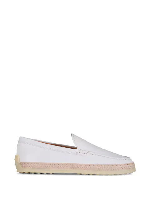 Tod's woven-trim espadrilles