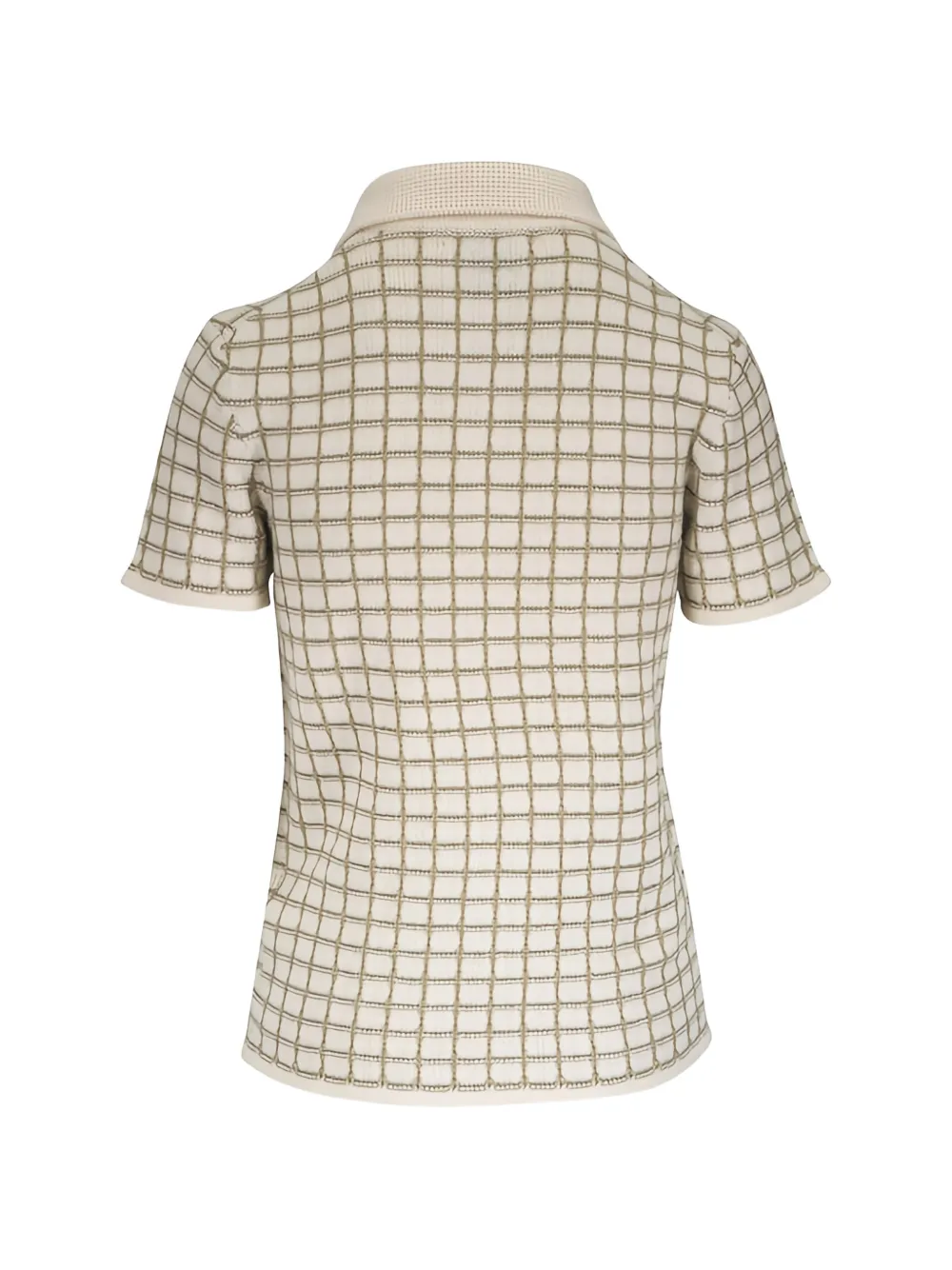 The Elder Statesman Geruit overhemd Beige