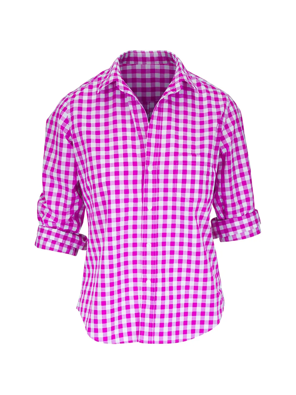 Frank & Eileen gingham shirt - Rosa