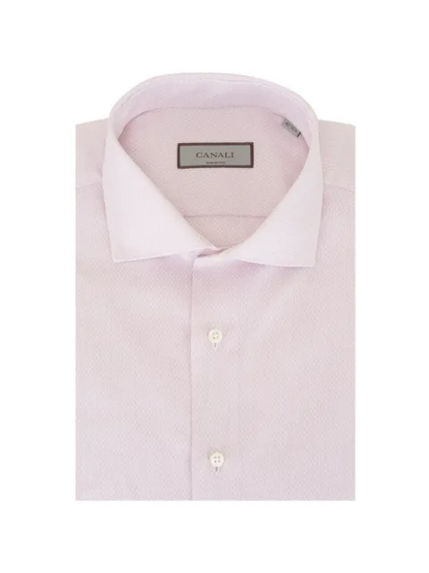 Canali buttoned cotton shirt
