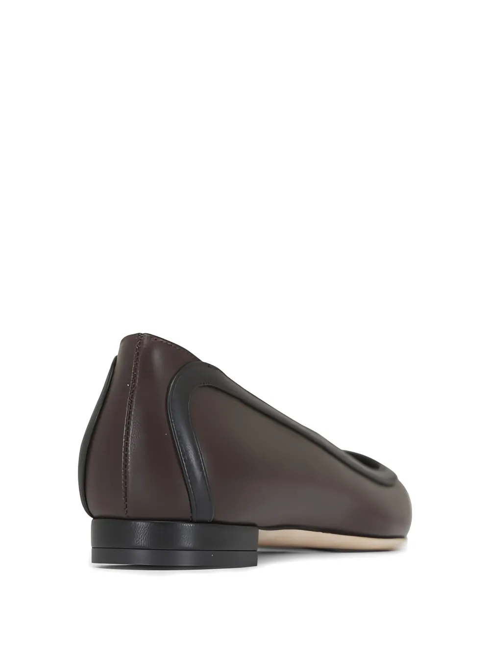 Manolo Blahnik Filotas platte pumps Bruin