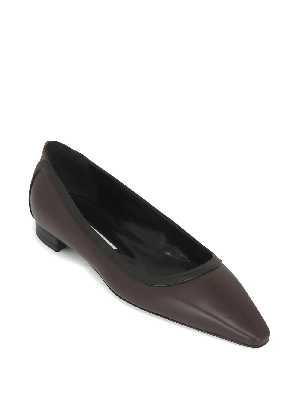 Manolo Blahnik Filotas platte pumps Bruin