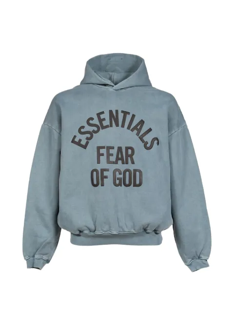 FEAR OF GOD ESSENTIALS Campus 90s logo-print hoodie