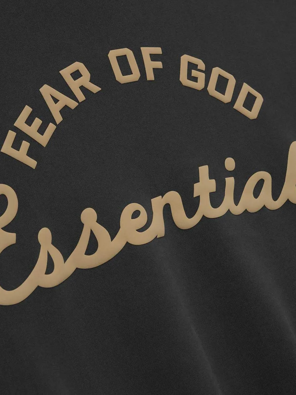 FEAR OF GOD ESSENTIALS Training 90s sweater met logo Zwart