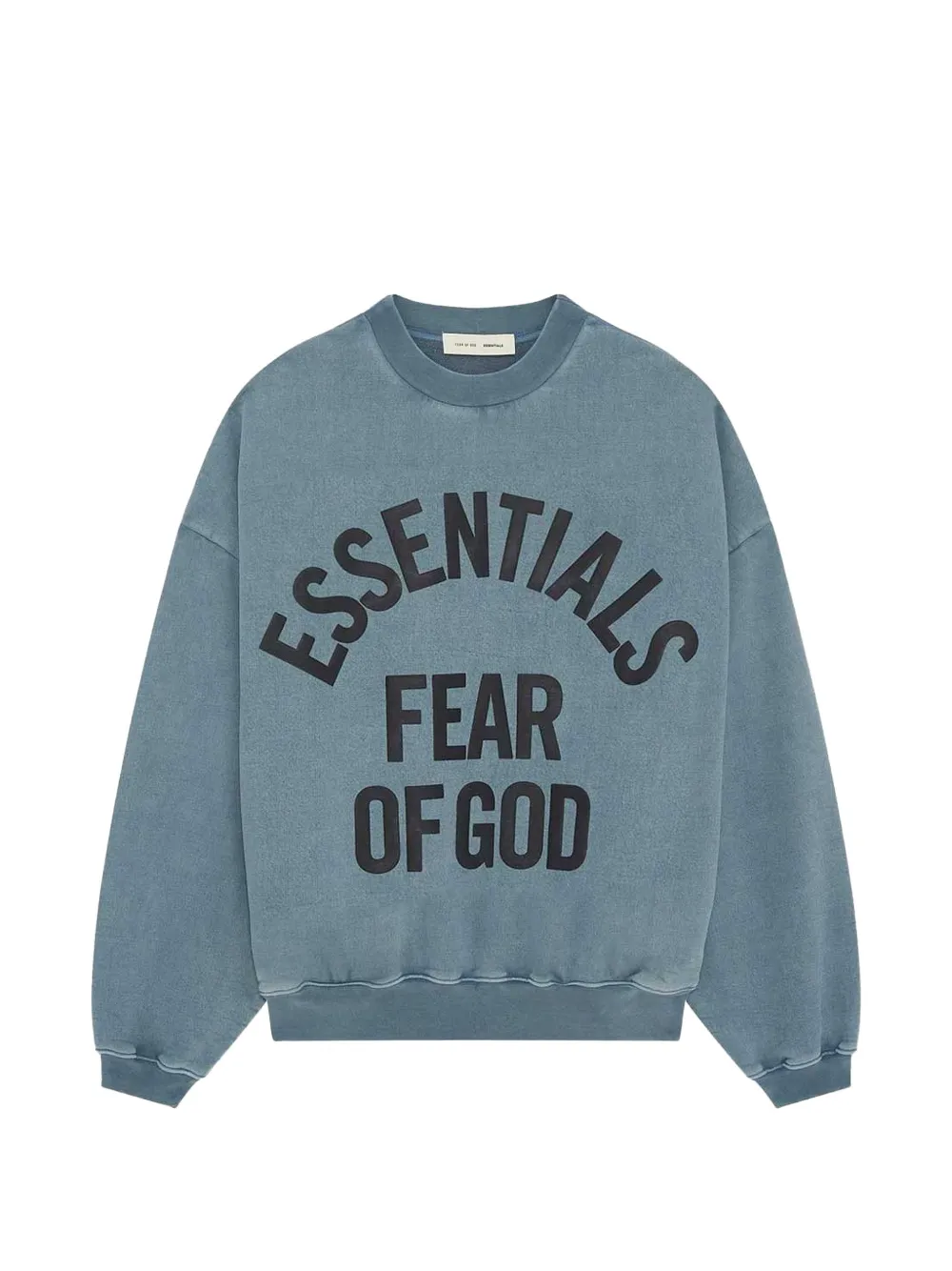 FEAR OF GOD ESSENTIALS Campus 90s logo sweatshirt - Blu