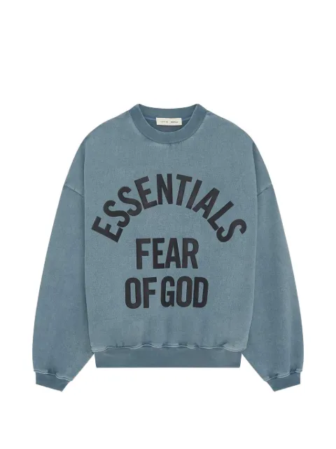 FEAR OF GOD ESSENTIALS Campus 90s logo sweatshirt