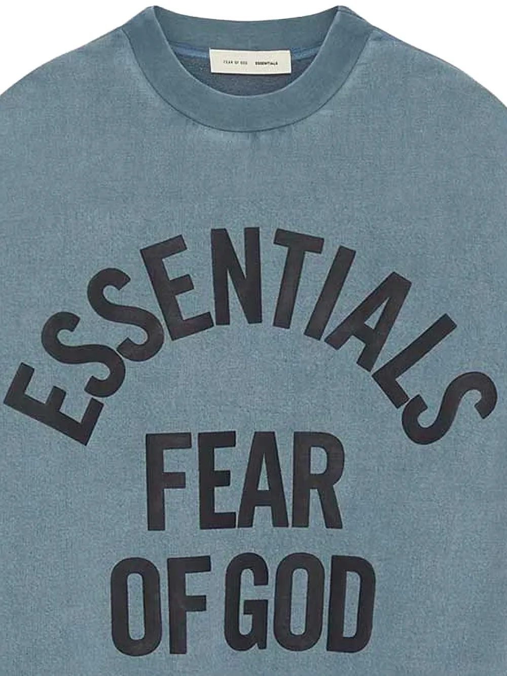  Fear Of God Essentials Campus 90s Logo Sweatshirt - Blue 