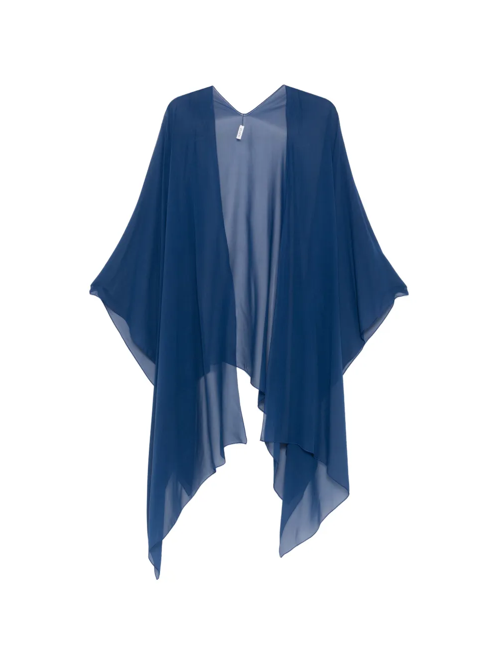 Stephan Janson draped poncho - Blau