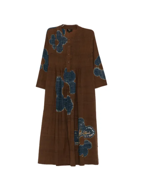 YAVI Tita pleated midi dress