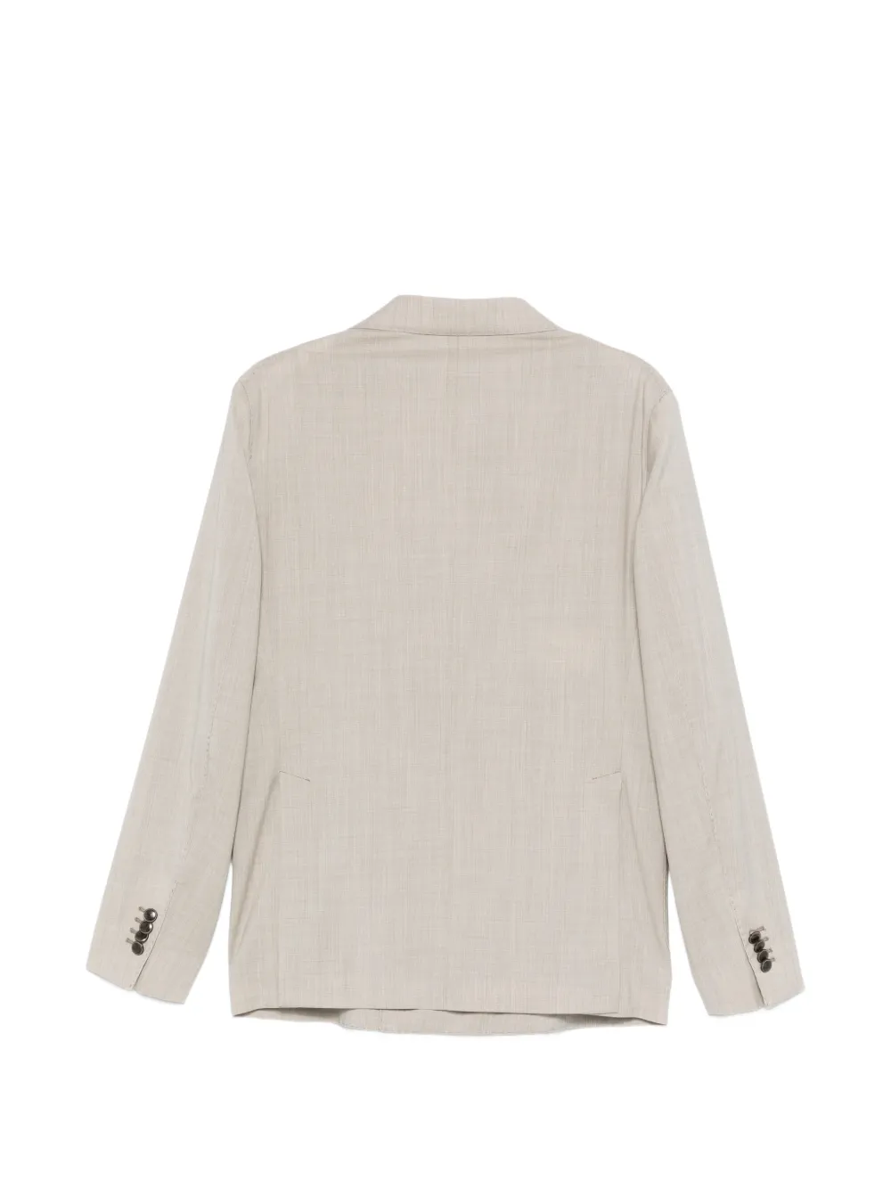 LUIGI BIANCHI MANTOVA Pak met dubbele rij knopen Beige
