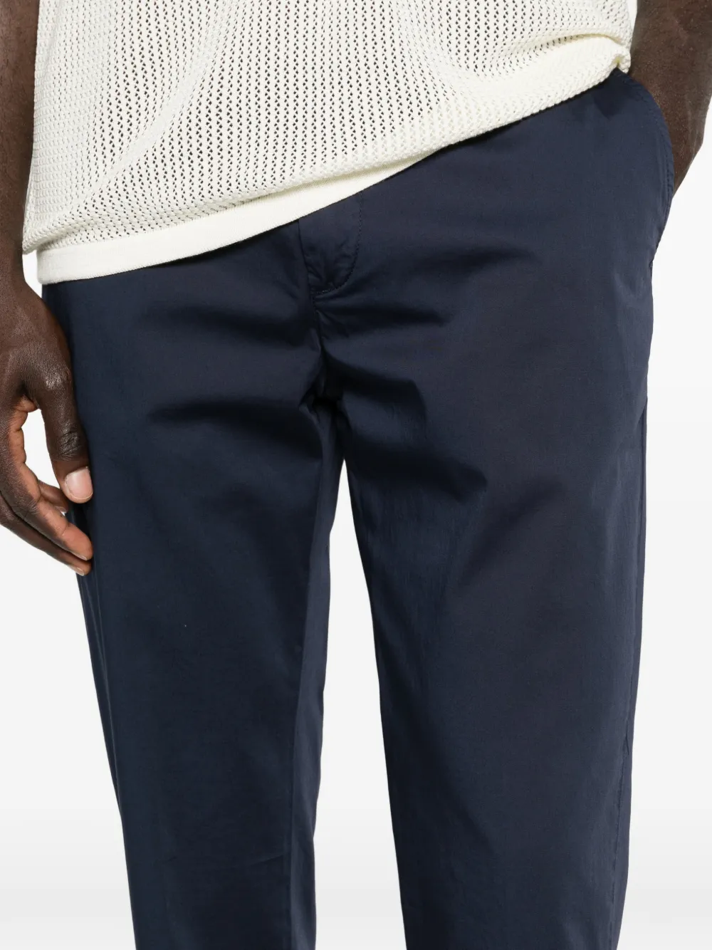 Eleventy Straight broek Blauw