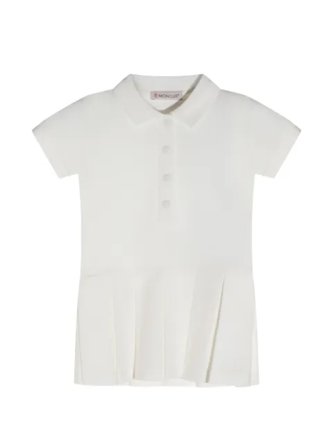 Moncler Enfant cotton piquet polo shirt dress
