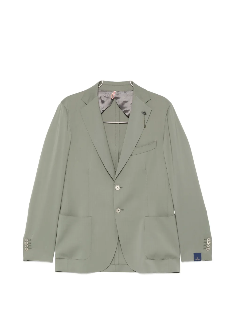 Santaniello pocket button suit - Verde