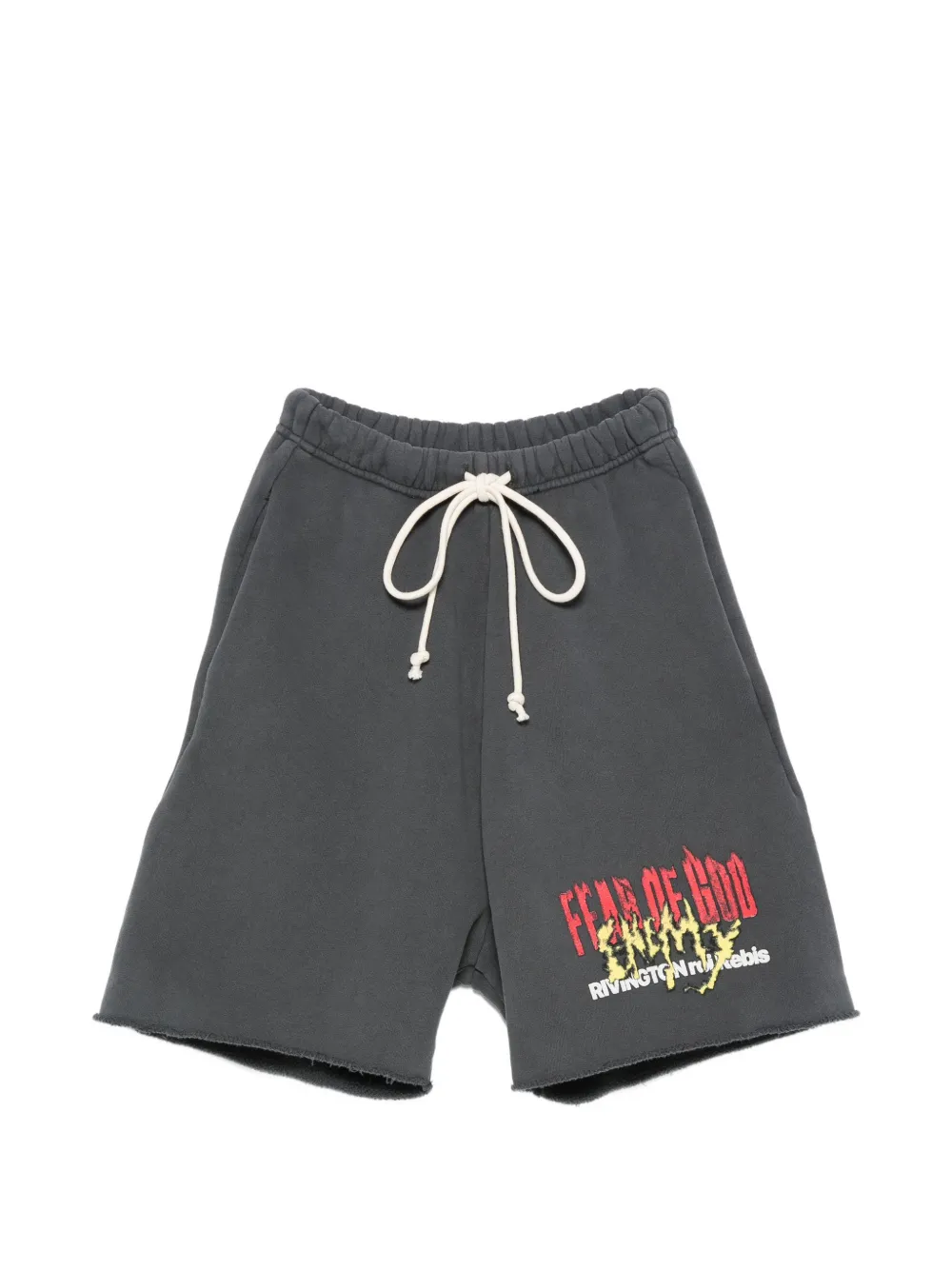 RRR123 x Fear of God Look Its The Enemy shorts - Nero