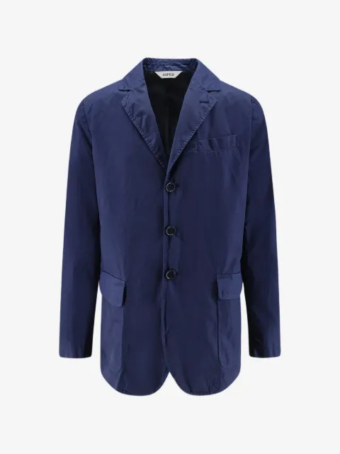 ASPESI garment-dyed cotton blazer