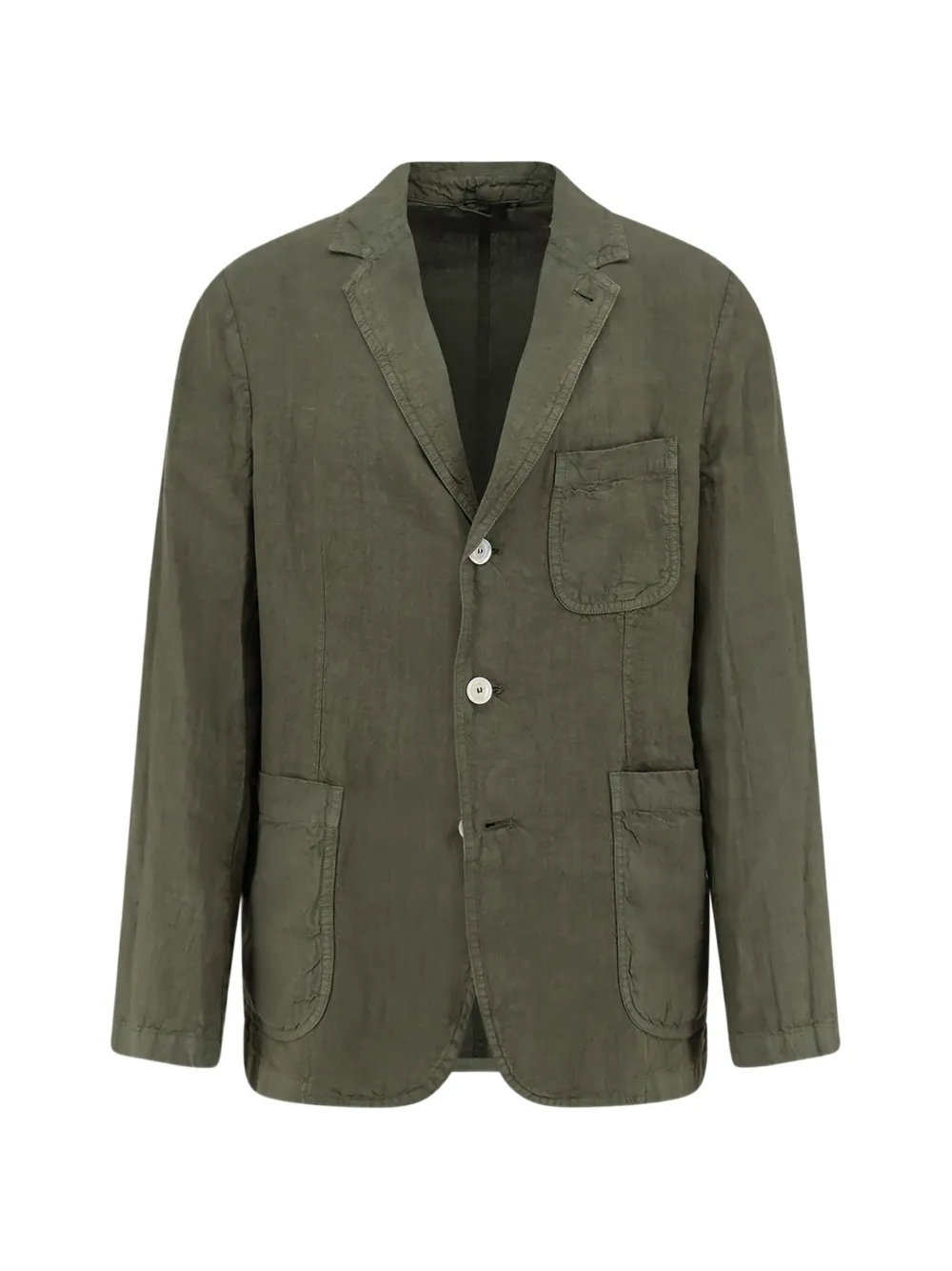 ASPESI unlined linen blazer - Verde