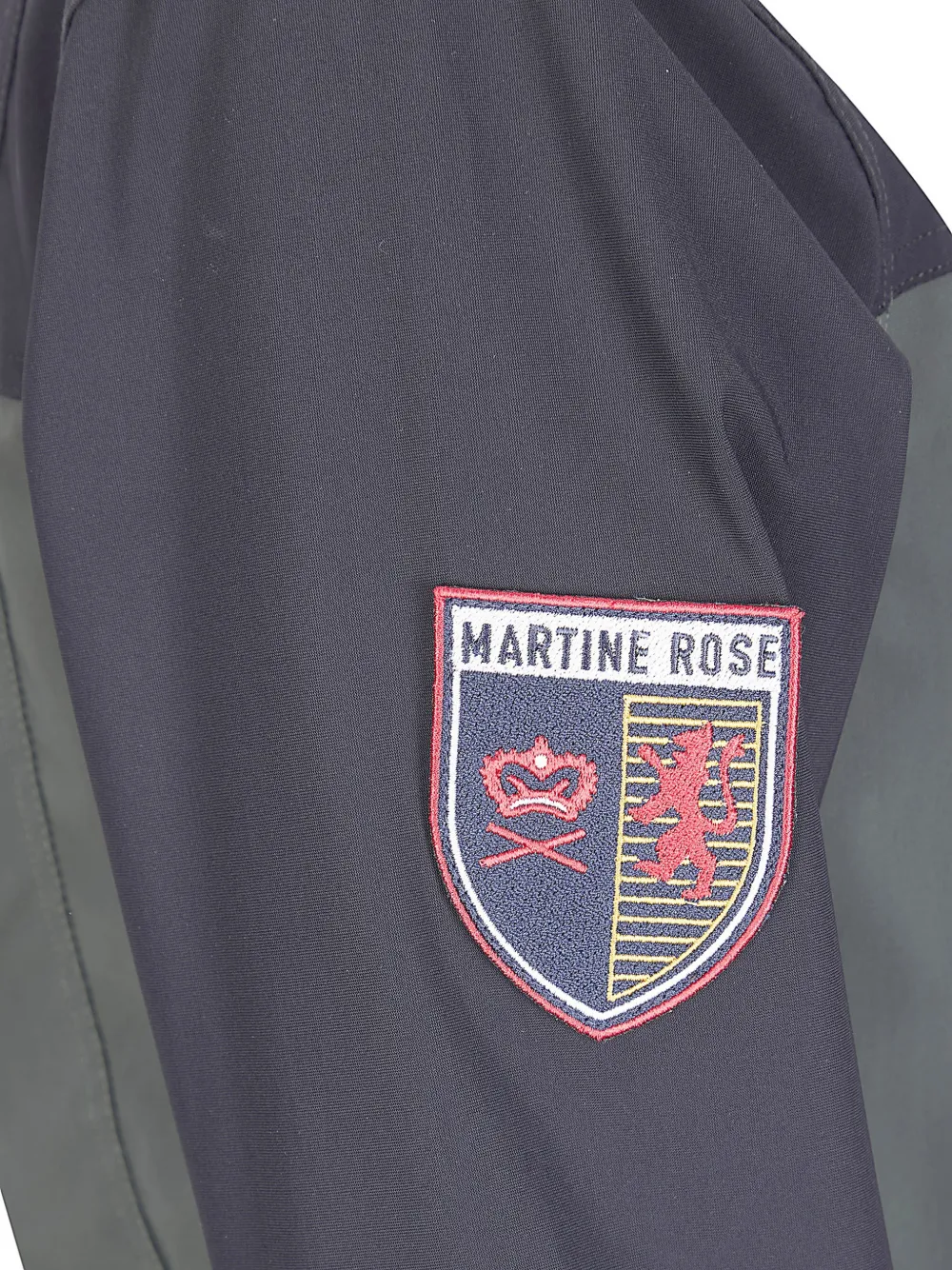 Martine Rose Jack met logopatch en vlakken Grijs