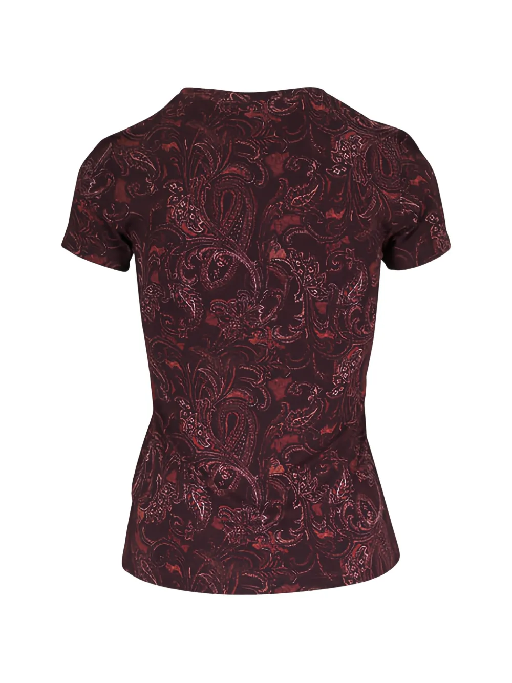  L'agence Paisley-pattern T-shirt - Brown 
