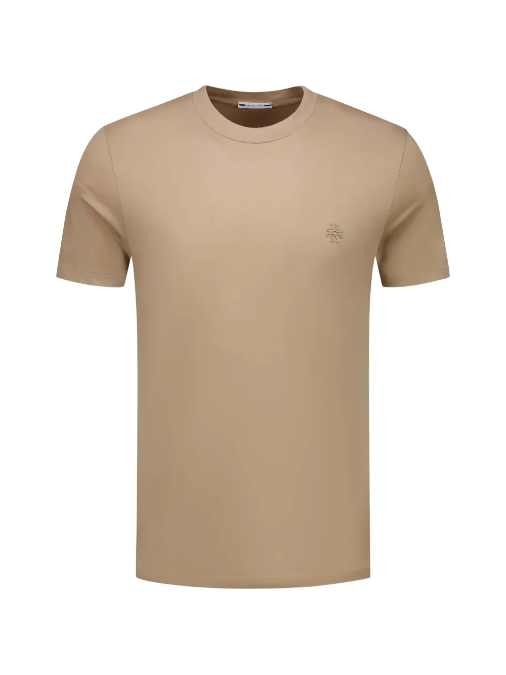 Jacob Cohën logo-embroidered T-shirt - Nude